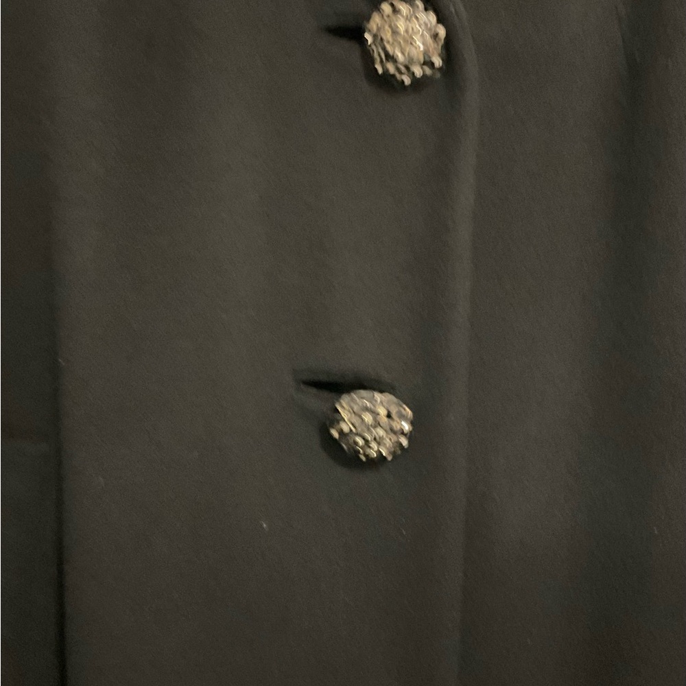 Vintage 100 % Cashmere Black Dress Coat from Kaufman’s. - Picture 4 of 7
